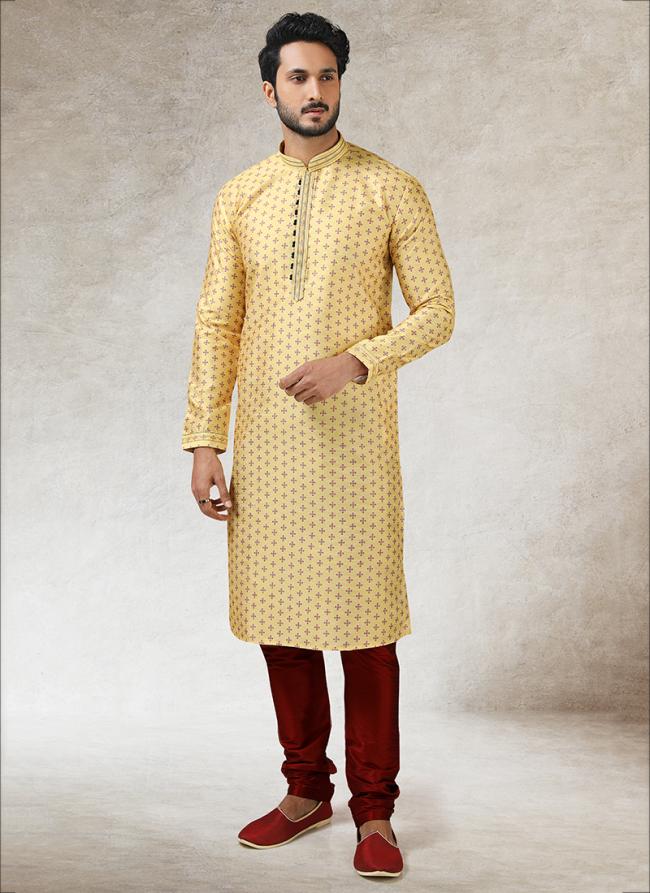Ethnic Art Silk Kurta Pajama | Premium Traditional Wear for Special Occasions