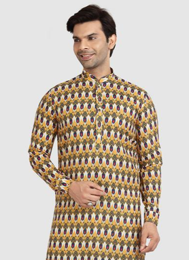 Cultural Fusion cotton Premium Kurta Pajama | Symbolizing Elegance & Luxury in Every Detail