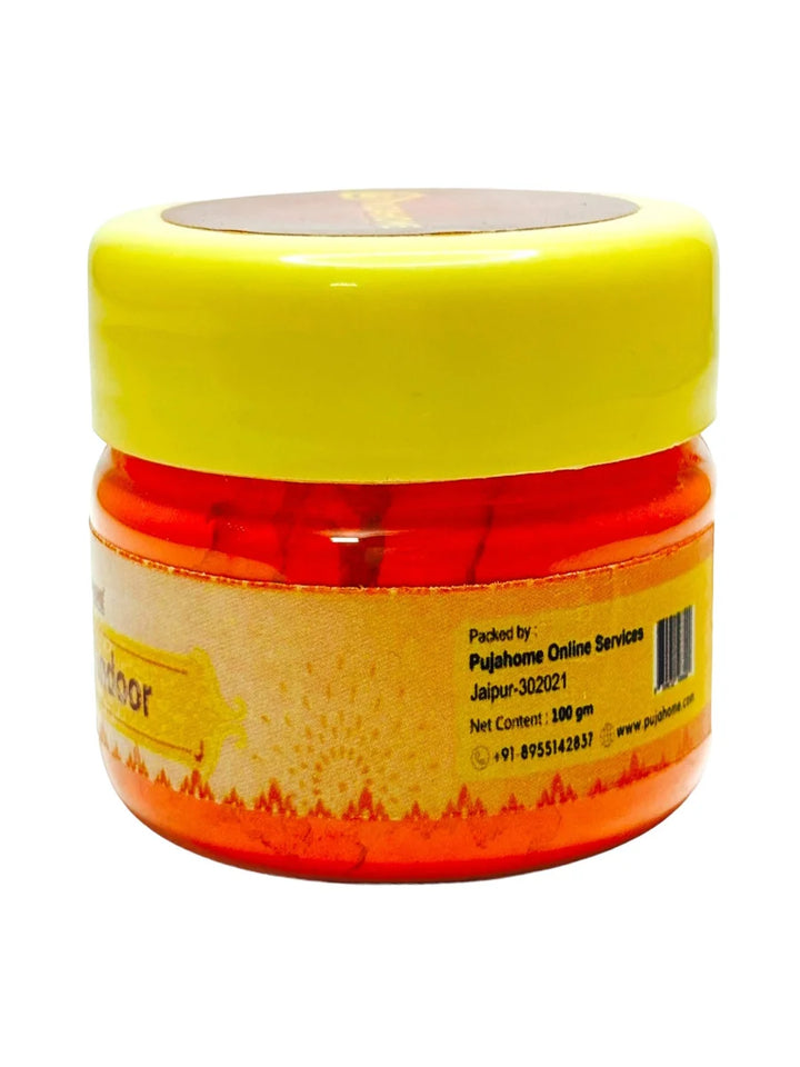 Original Premium Quality Hanuman Ji Sindoor | 100% Pure Orange Sindoor (100 grams)