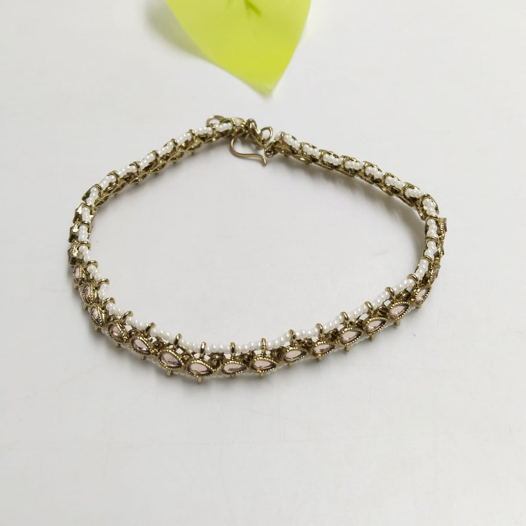 Personalized silver anklet, adjustable for women; perfect as a bridesmaidâ€™s gift.