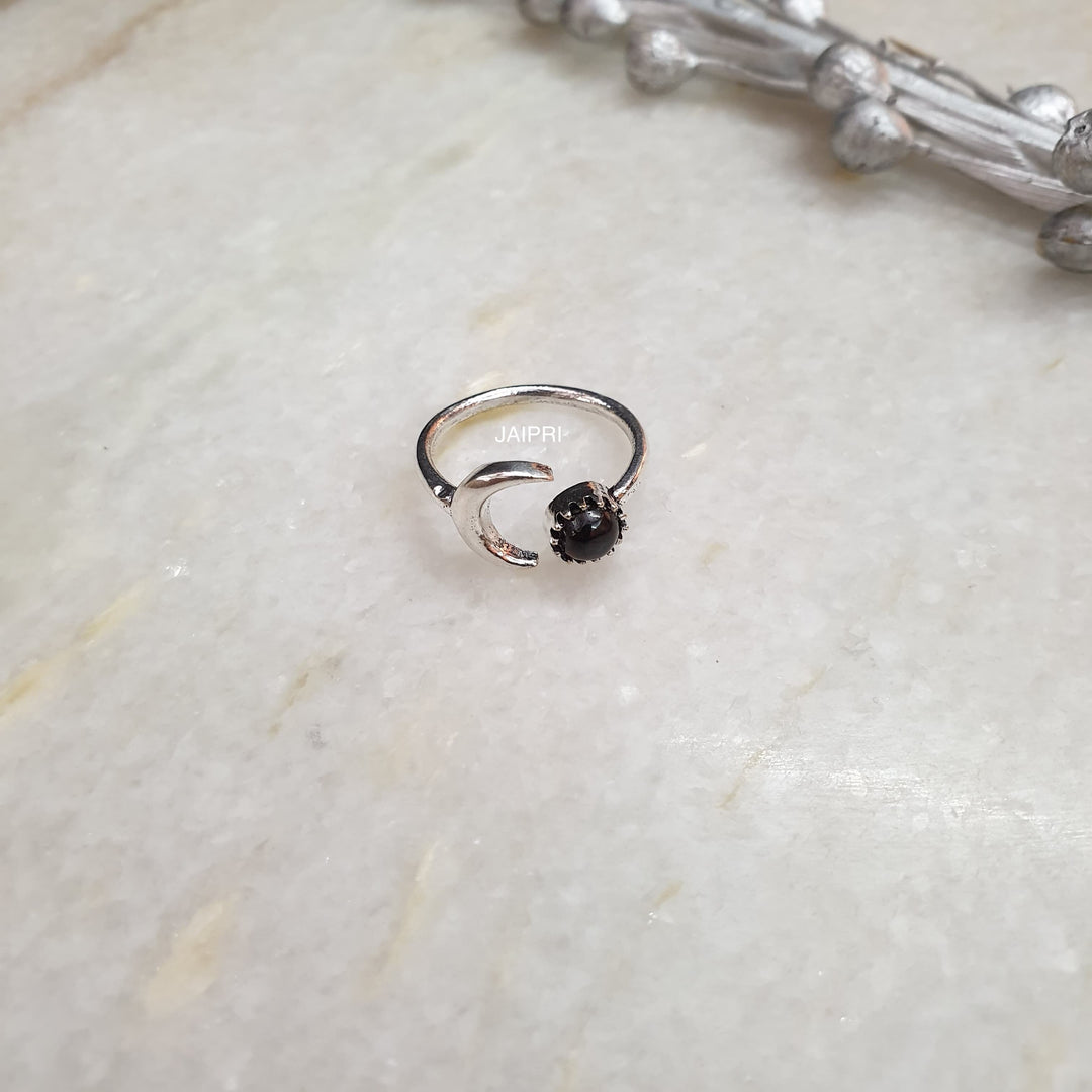 Garnet Stone | Freesize Handmade Ring Signature Design