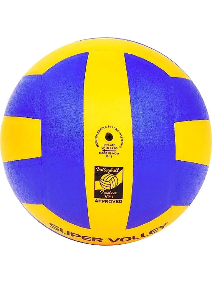 Cosco Super Volley Volleyball: Durable Rubber Volleyball with Butyl Bladder for Training and Recreational Play