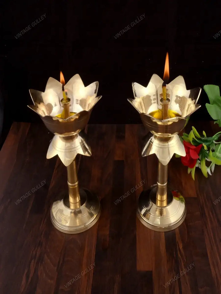 Brass Diya | Handcrafted Decorative Oil Lamp for Special Occasions