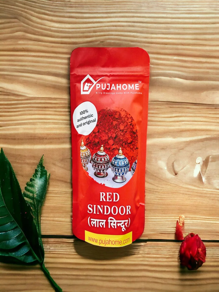 Red Sindoor Powder for Puja and Religious Ceremonies Sindoor for Tradition Powder Sindoor
