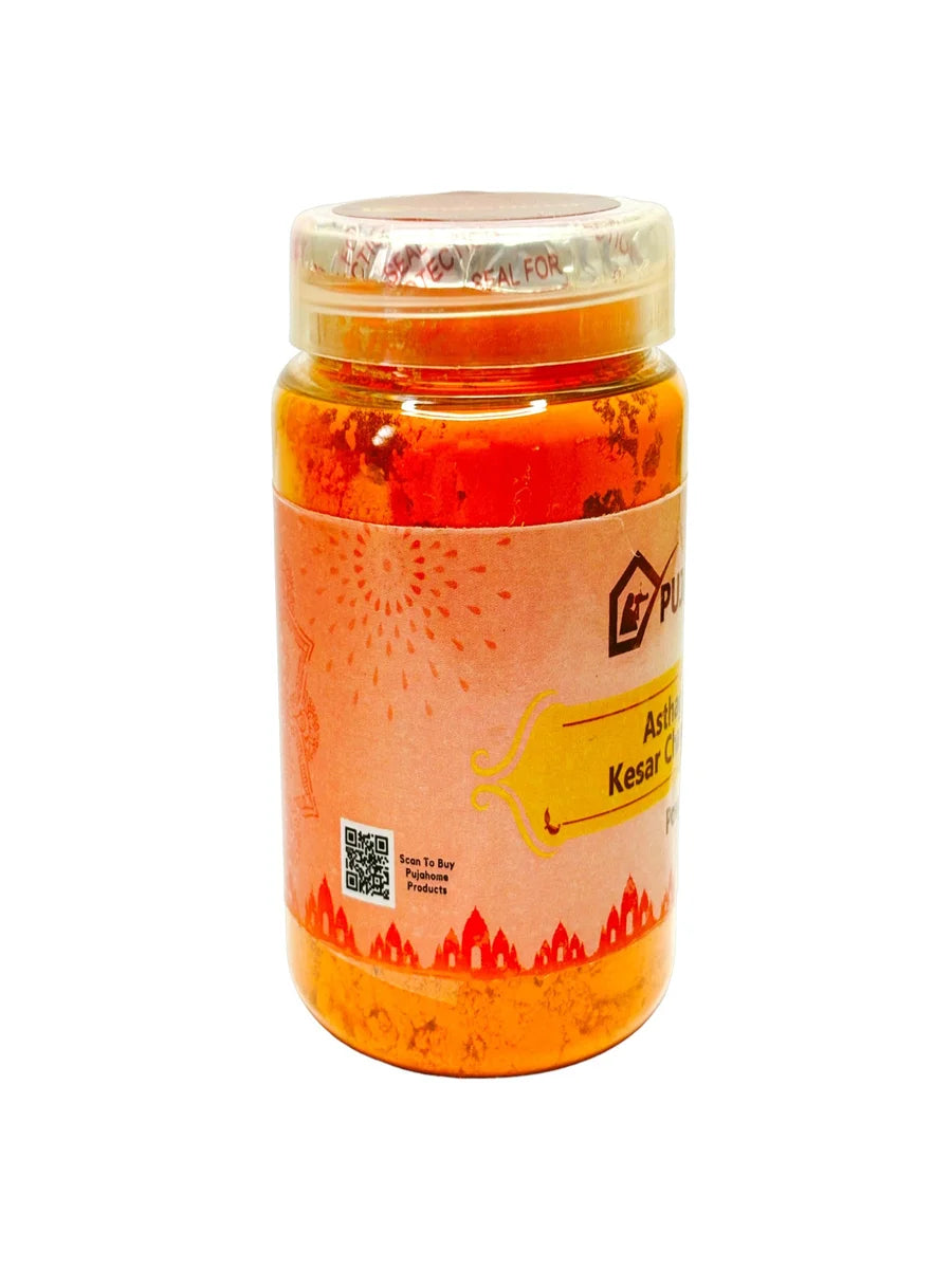 Premium Asthagandha Kesar Chandan Tika Powder 100 Gram Box
