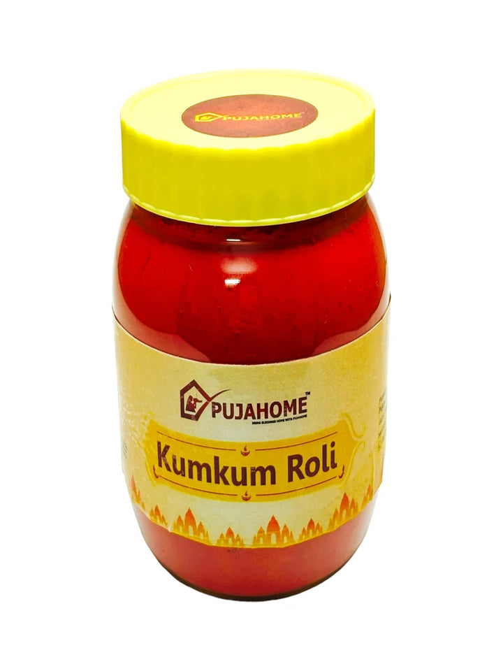 Roli Pure Haldi Kumkum - Original Puja Roli | Natural & Pure kumkum (250g)