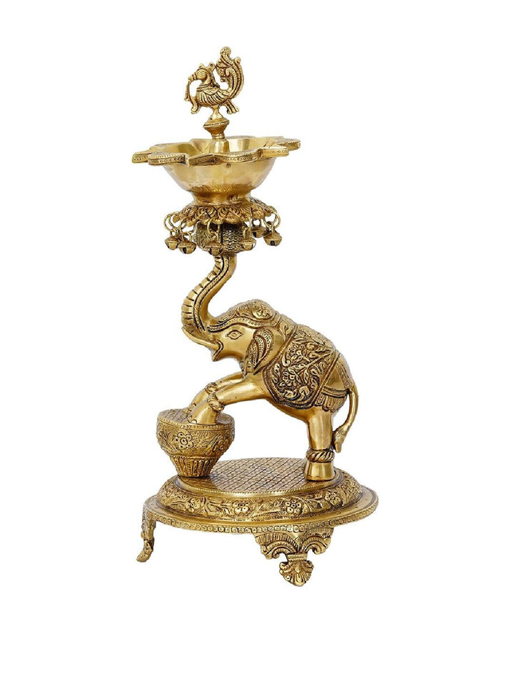 Gajkusum Deepak | Spiritual Elephant Lamp for Home Decor