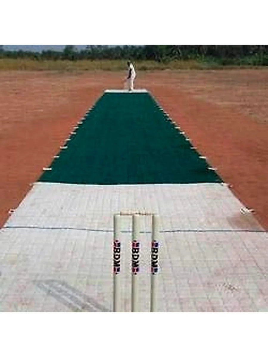 Coir Cricket Mat Half Court (33 x 8 Feet): Versatile and Durable Cricket Mat for Outdoor Practice and Play