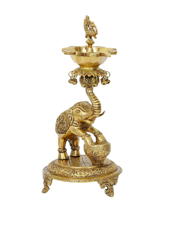 Gajkusum Deepak | Spiritual Elephant Lamp for Home Decor