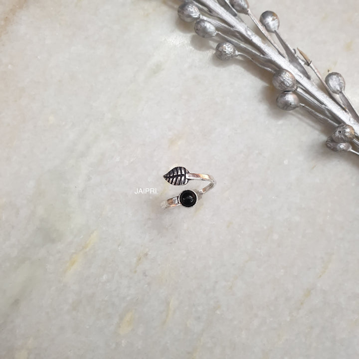 Black Onyx Stone | Adjustable Handmade Ring Luxury Wear