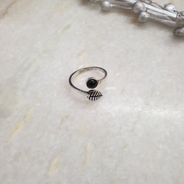 Black Onyx Stone | Adjustable Handmade Ring Luxury Wear