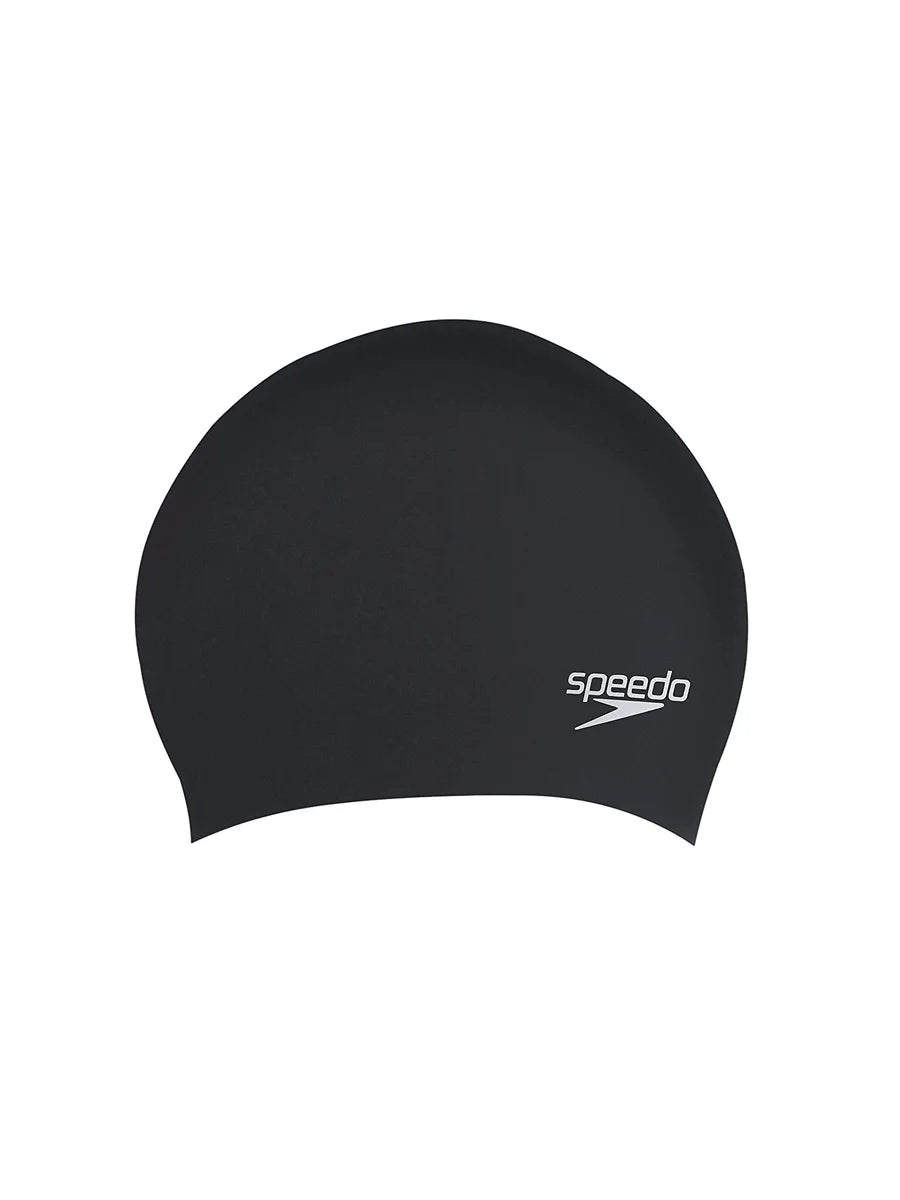 Speedo Plain Long Hair Swim Cap