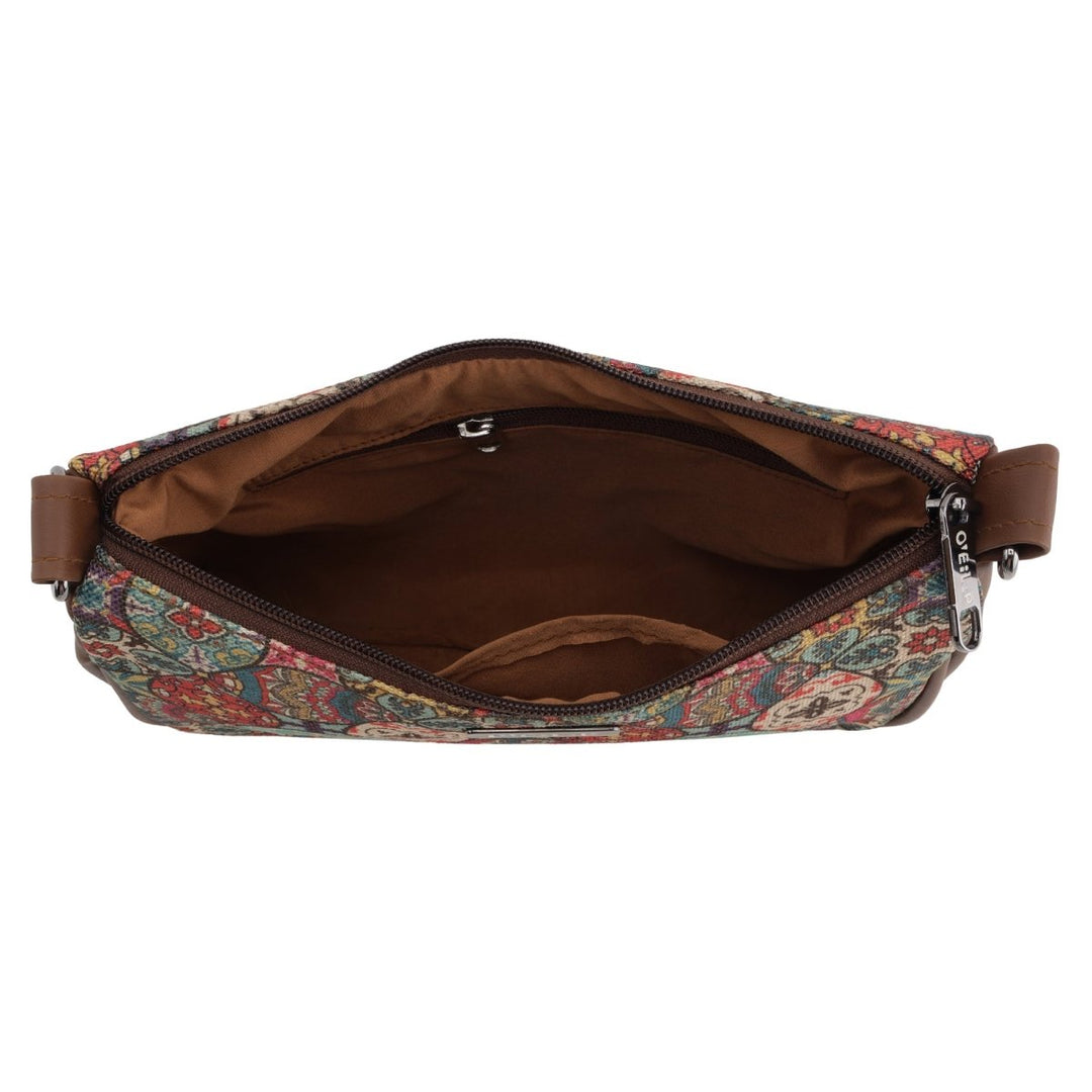Bohemian Jute Crossbody Bag | Handcrafted Eco - Friendly Fashion Statement - Tulip 007