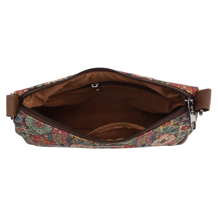 Bohemian Jute Crossbody Bag | Handcrafted Eco - Friendly Fashion Statement - Tulip 007
