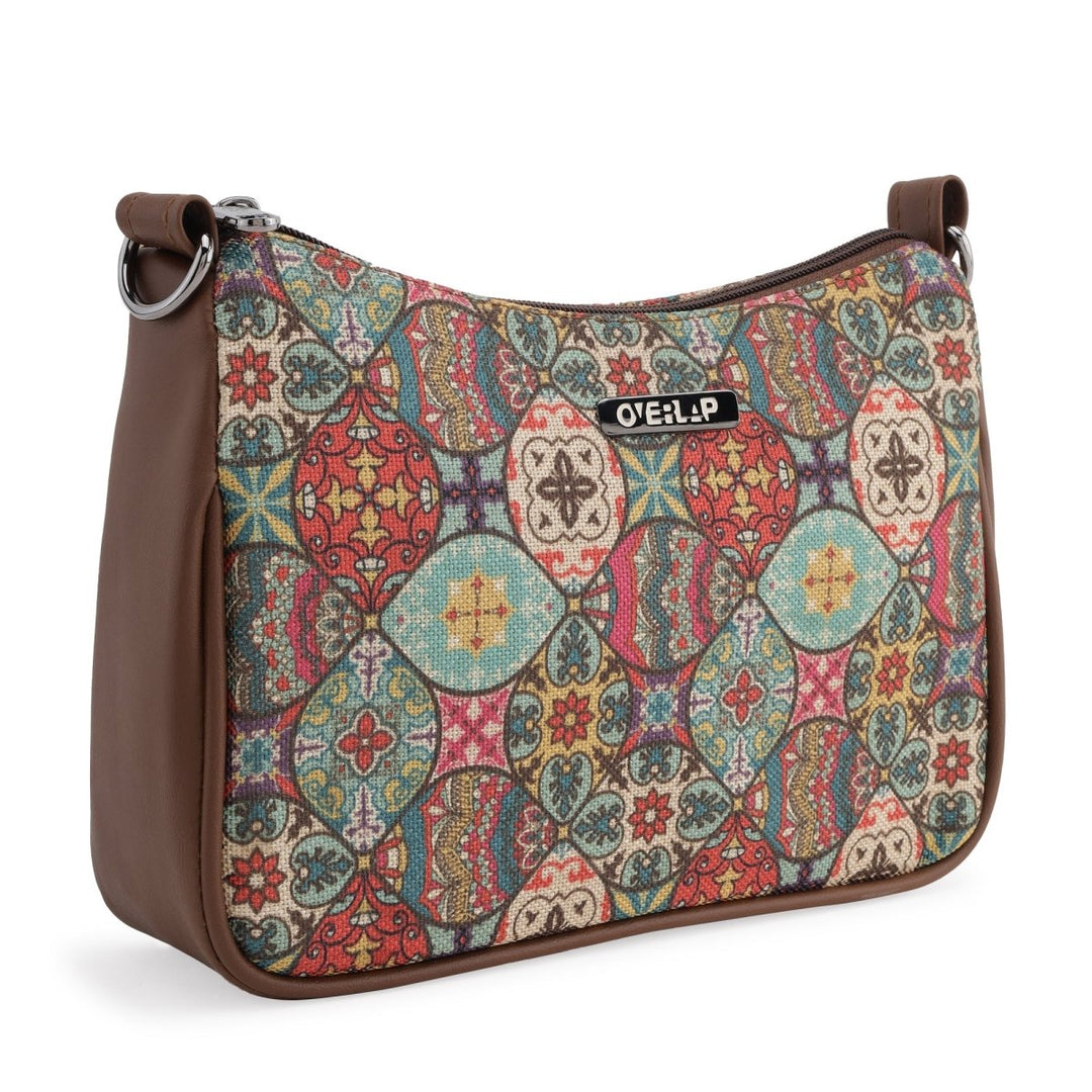 Bohemian Jute Crossbody Bag | Handcrafted Eco - Friendly Fashion Statement - Tulip 007