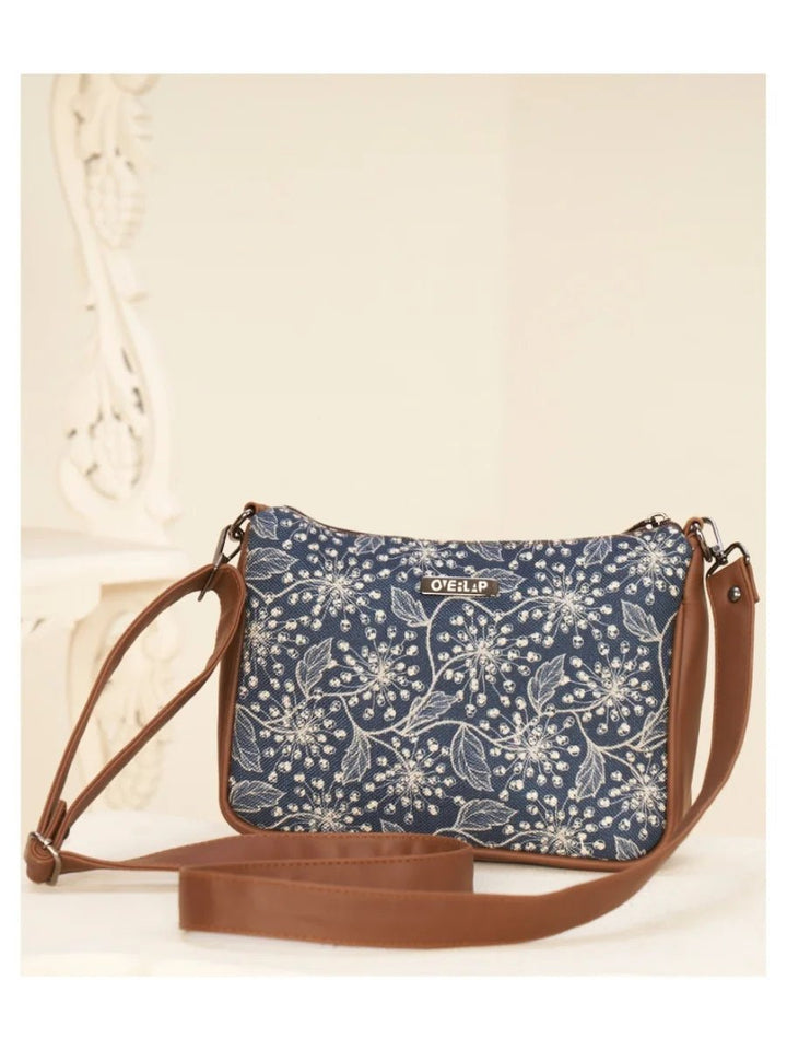 Bohemian Jute Crossbody Bag | Vibrant Multicolour Design - Tulip 004
