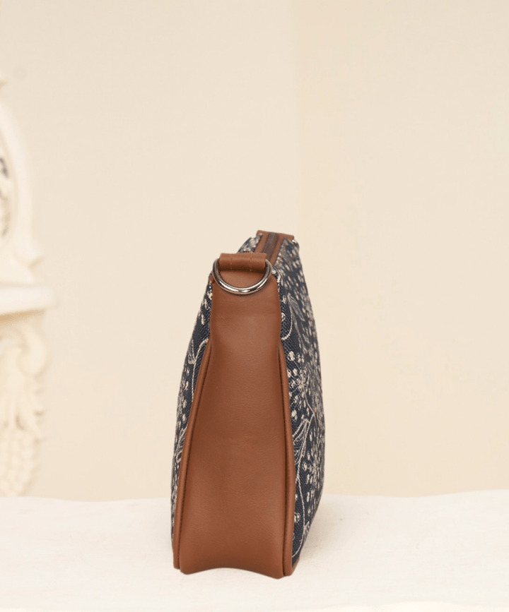 Bohemian Jute Crossbody Bag | Vibrant Multicolour Design - Tulip 004
