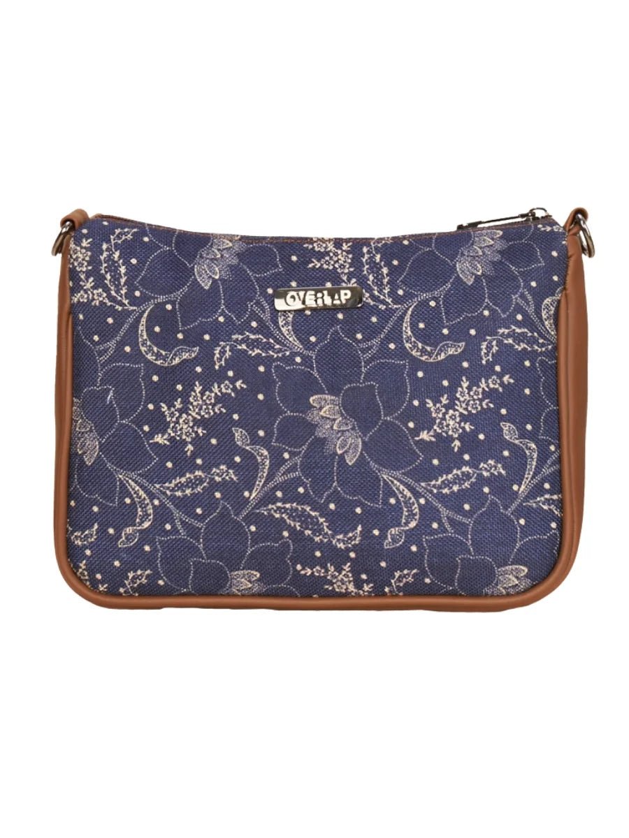 Boho Chic Printed Multicolour Canvas Crossbody Bag | Artistic Style for Urban Explorers - Tulip 005