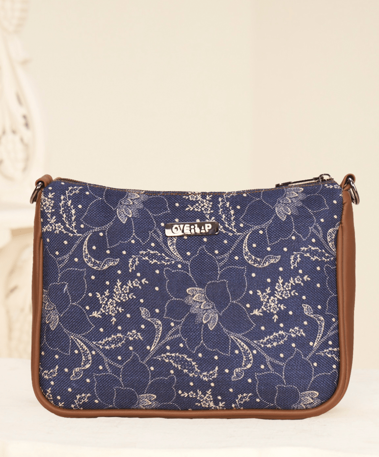Boho Chic Printed Multicolour Canvas Crossbody Bag | Artistic Style for Urban Explorers - Tulip 005