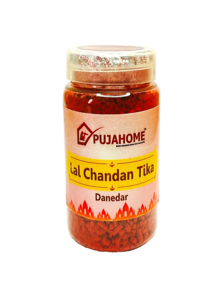 Premium Lal Chandan Tika Danedar 200Gram Box