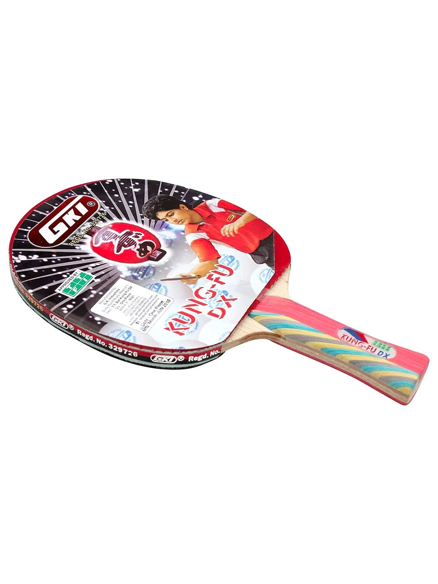 GKI Wood Kung Fu DX Table Tennis Bat: Premium Ping Pong Racket for Amateurs and Professionals