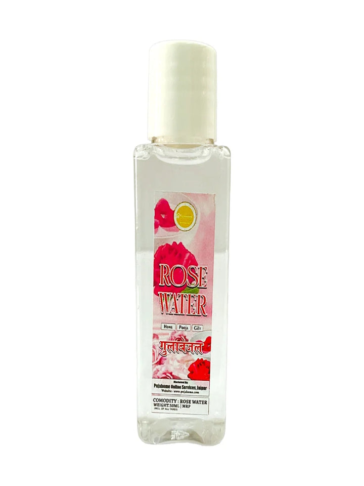 Rose Water For Puja | Gulab Jal For Puja Purpose (Pack Of 2) 50ML each