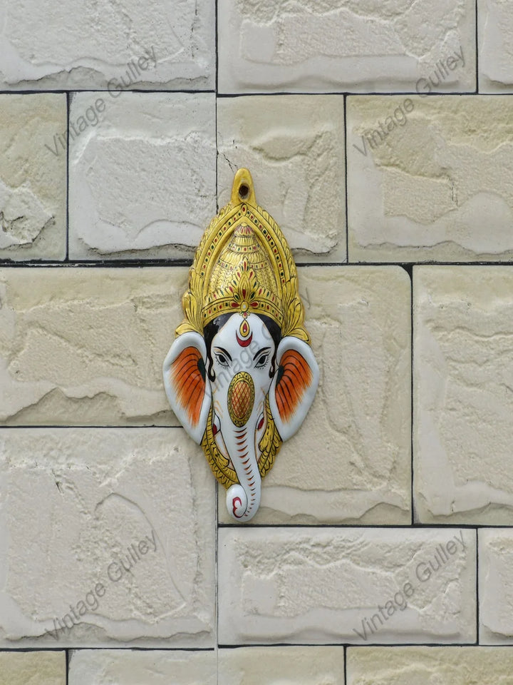 Metal Wall Hanging | Hand Painted Enamel 'Meenakari' Artwork Decor