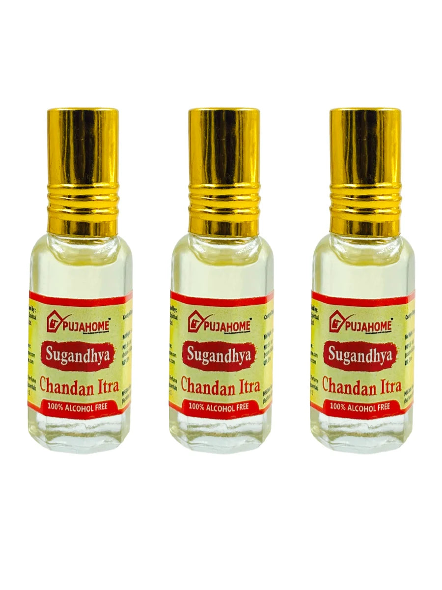 Sugandhya Chandan Itra For Puja 5ML (Pack of 3)