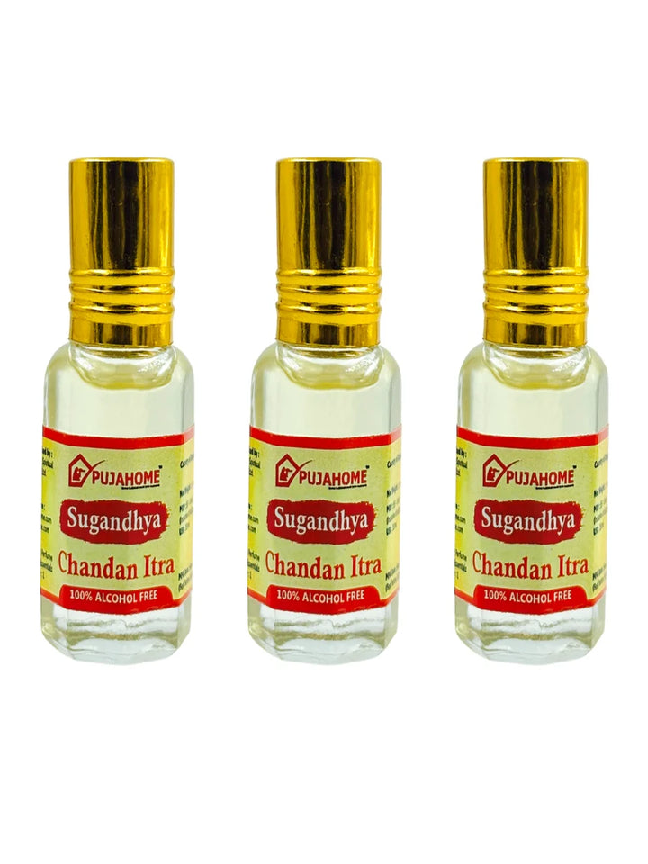 Sugandhya Chandan Itra For Puja 5ML (Pack of 3)