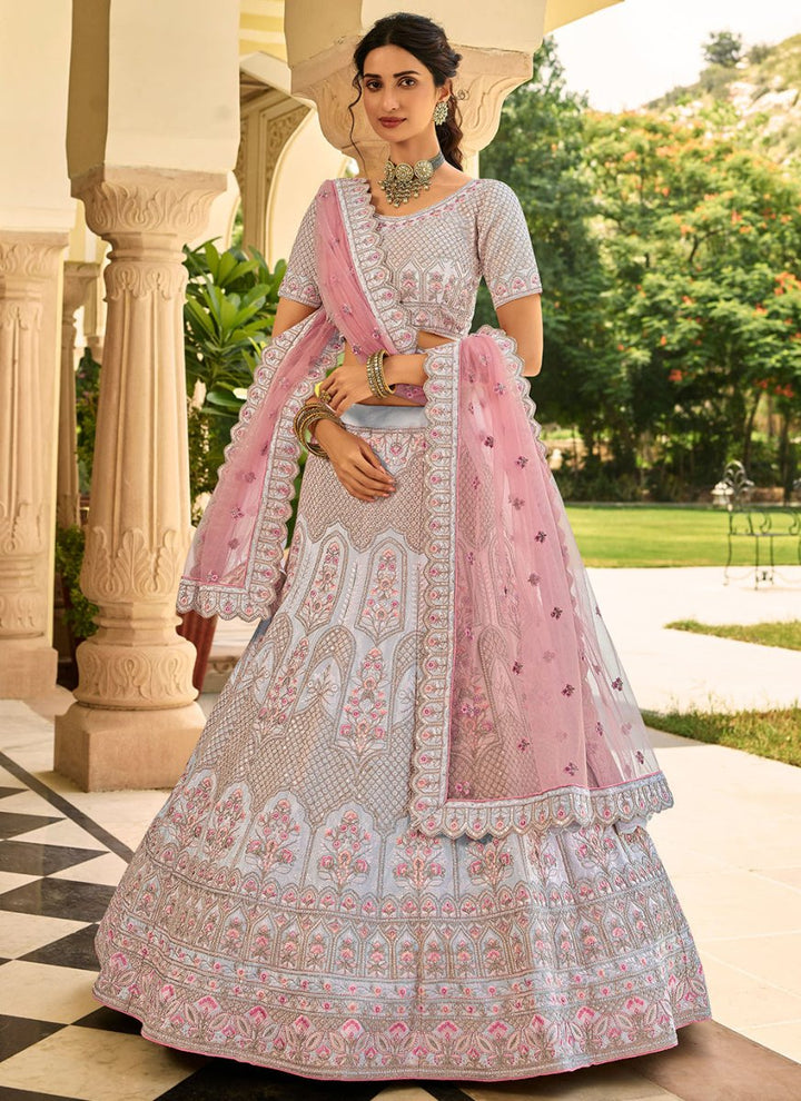 Crepe Dori - Work Lehenga | Bridal & Party Wear for Special Events - 10116 - ACT7826 - 0
