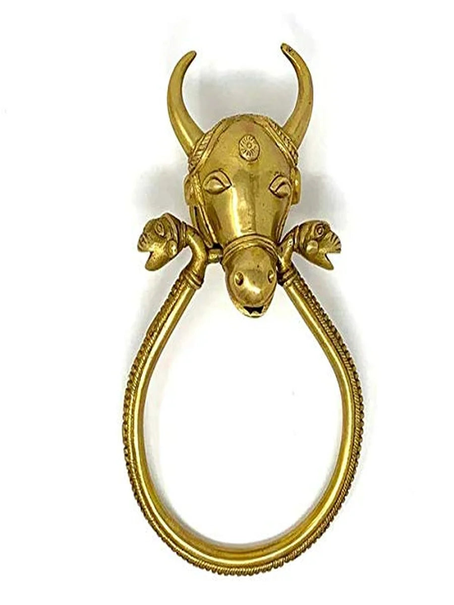Antique Brass Door Knocker | Unique Wall Decor for Elegant Entrances