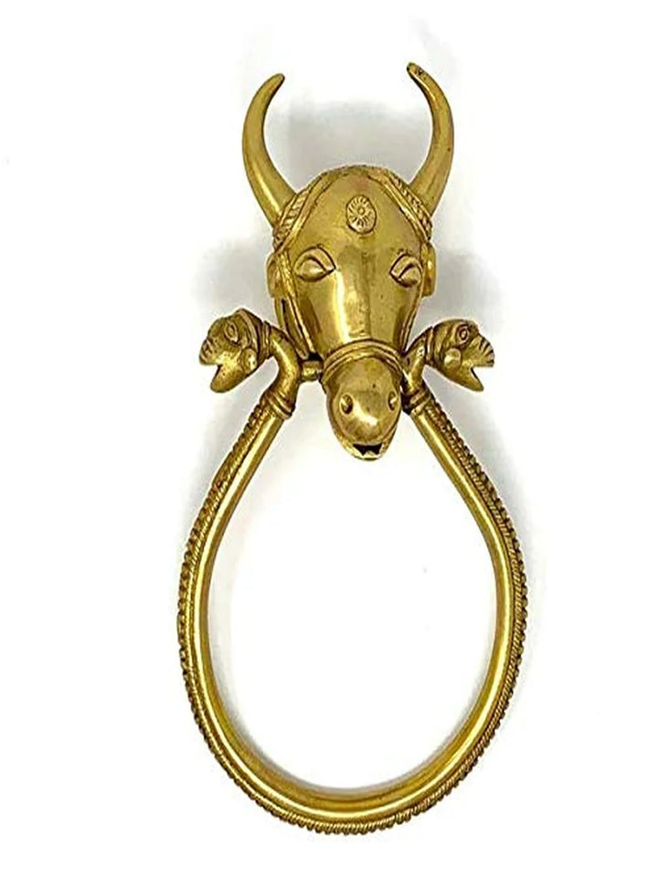 Antique Brass Door Knocker | Unique Wall Decor for Elegant Entrances
