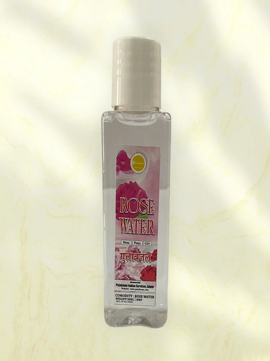Rose Water For Puja | Gulab Jal For Puja Purpose (Pack Of 2) 50ML each