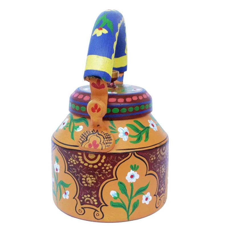 Festive Serveware Kettle 1L | Handcrafted Metal Tea Pot