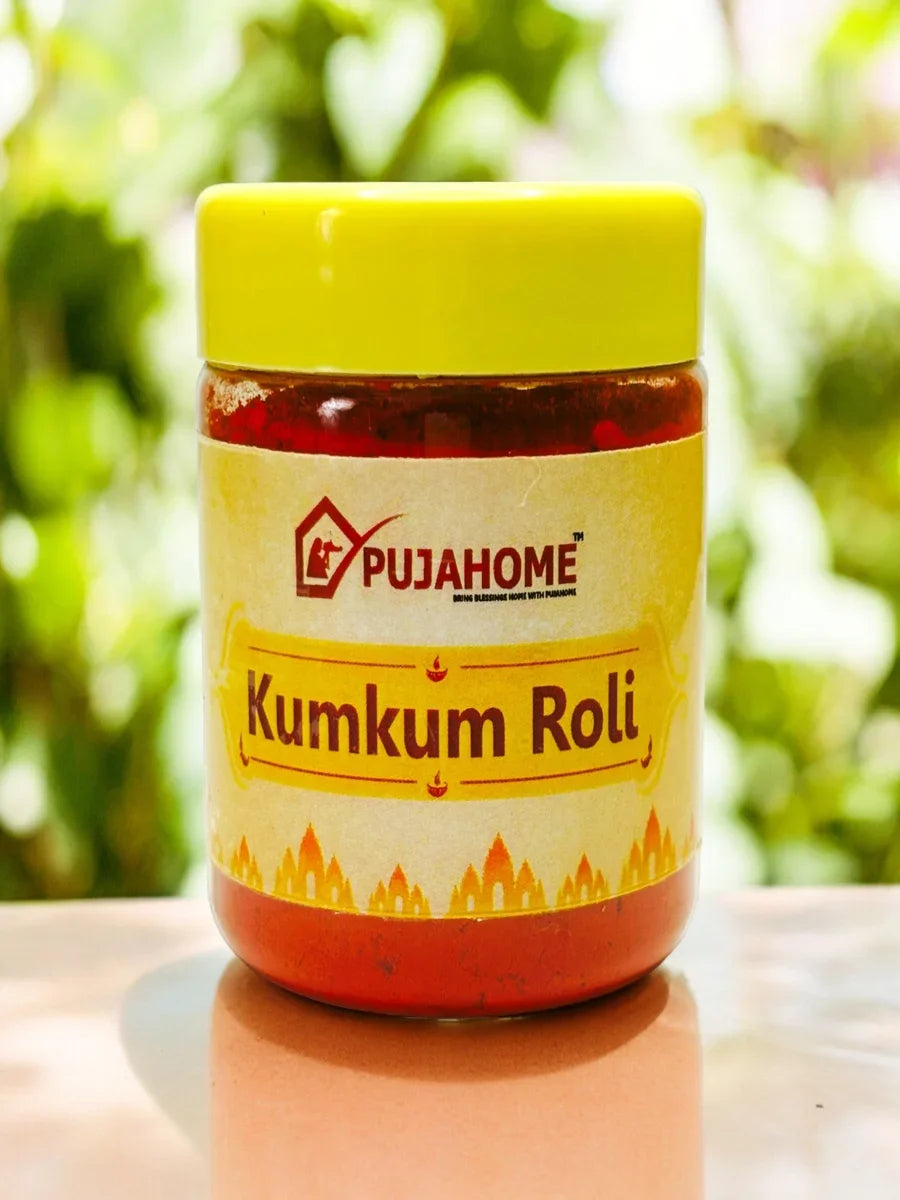 Roli Pure Haldi Kumkum - Original Puja Roli | Natural & Pure kumkum (50g)