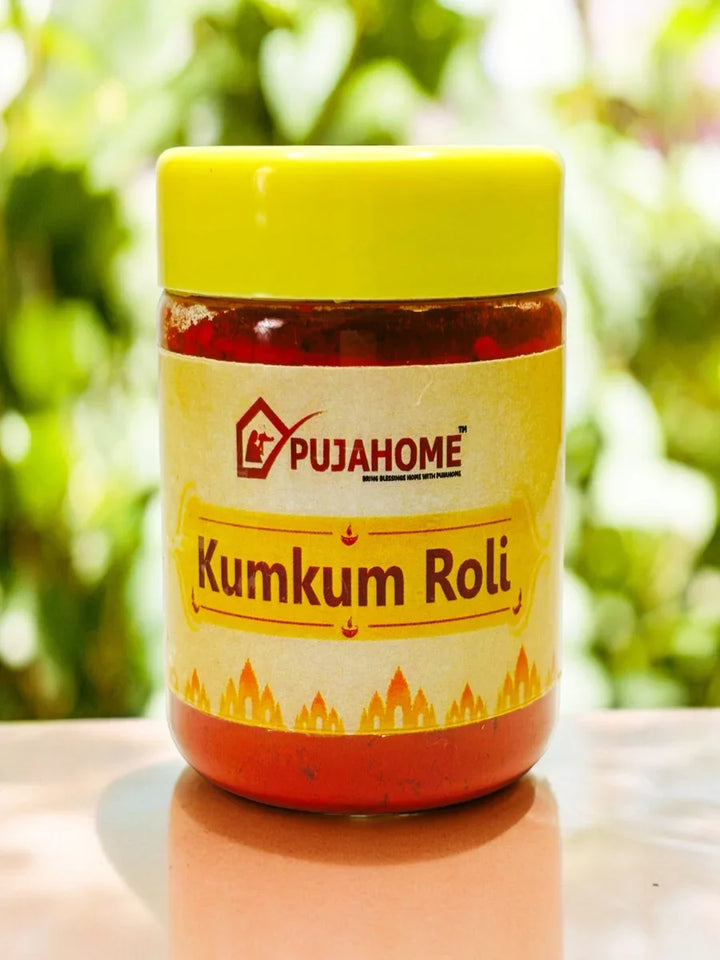 Roli Pure Haldi Kumkum - Original Puja Roli | Natural & Pure kumkum (50g)