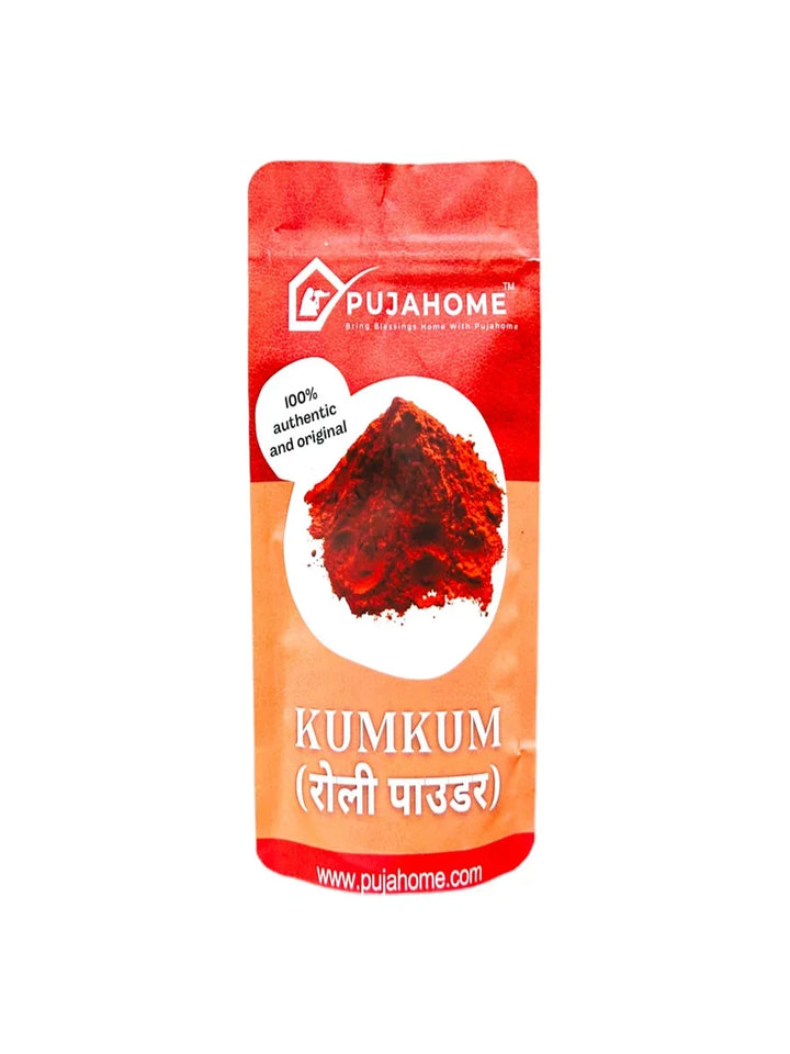 Pure Kumkum Powder | Haldi Kumkum Tilak| Roli Kumkum Powder for PUJA and Tilak