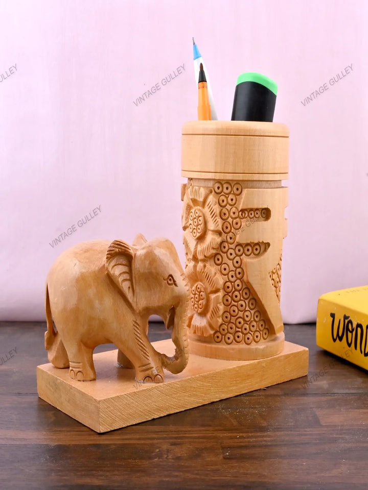 Wooden Pen Stand | Elegant Gift for All Occasions | Durable & Stylish