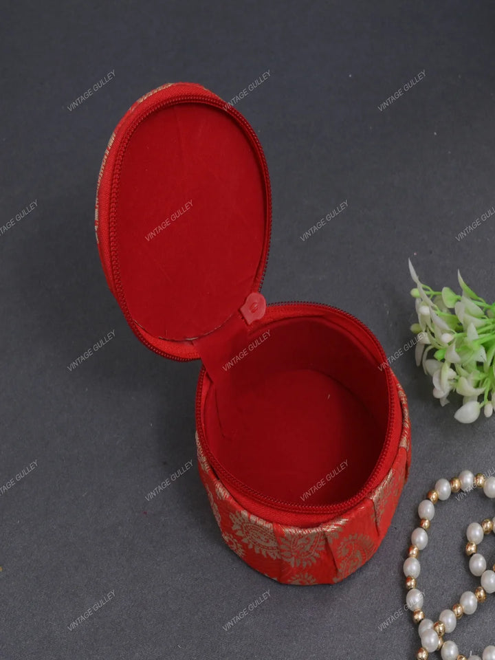 Embroidery Bangle Box Organizer | Stylish Storage Solution for Bangles