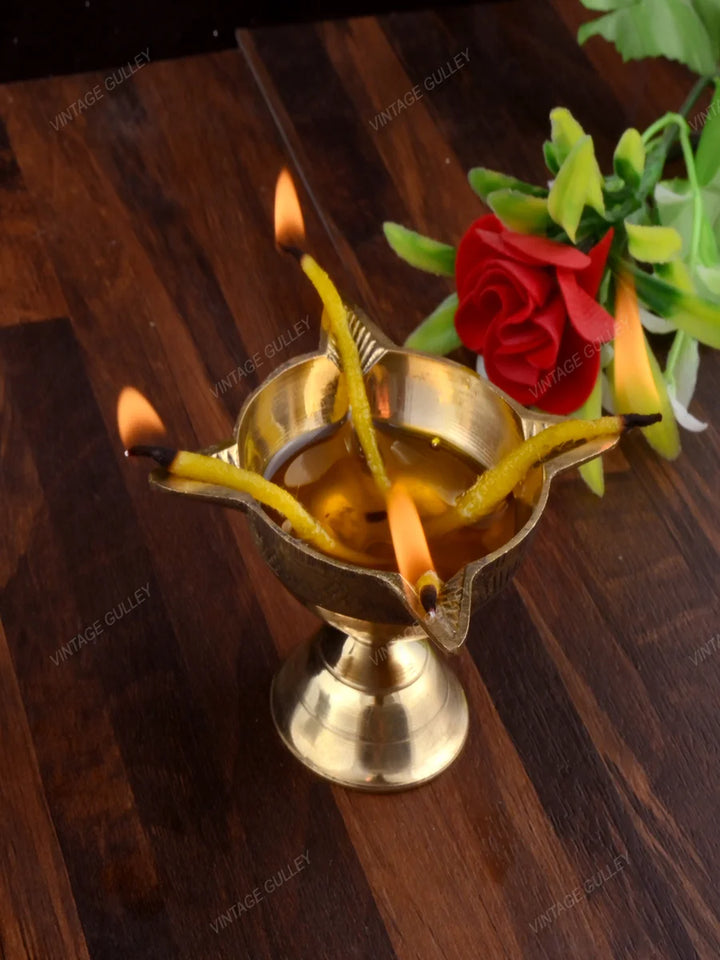 Brass Diya Deepak | Handcrafted Quality Brass for Festivals and Decor