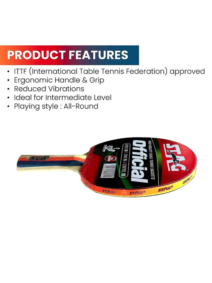 Stag Official Table Tennis Racquet