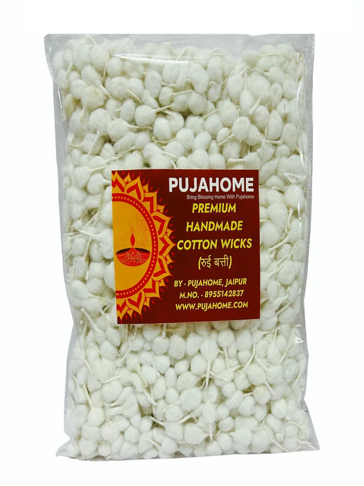 Handmade Round Cotton Wicks White (5100 Pieces)