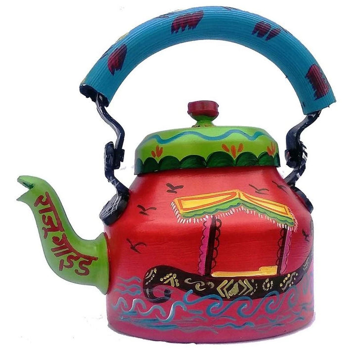 Handcrafted Decorative Tea Kettle | Unique Artisan Kite Design