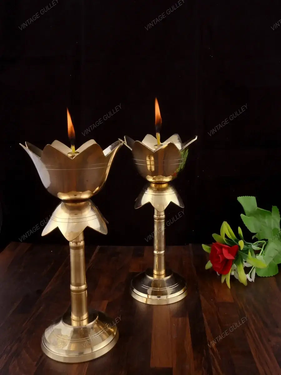 Brass Diya | Handcrafted Decorative Oil Lamp for Special Occasions