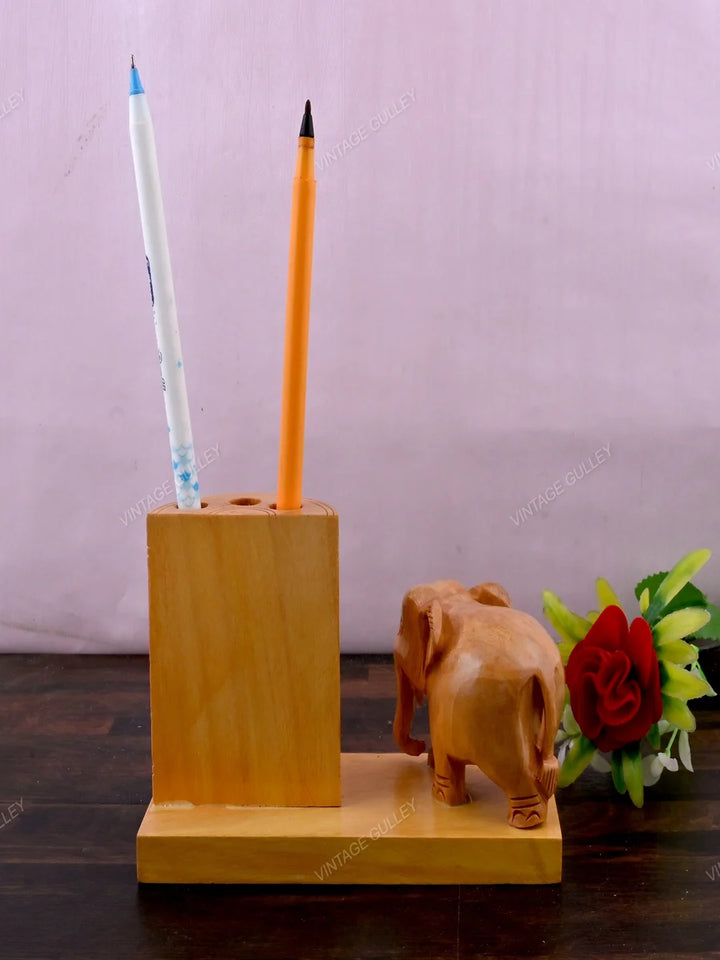 Wooden Pen Stand | High-Quality Craftsmanship | Perfect Gift for Any Occasion
