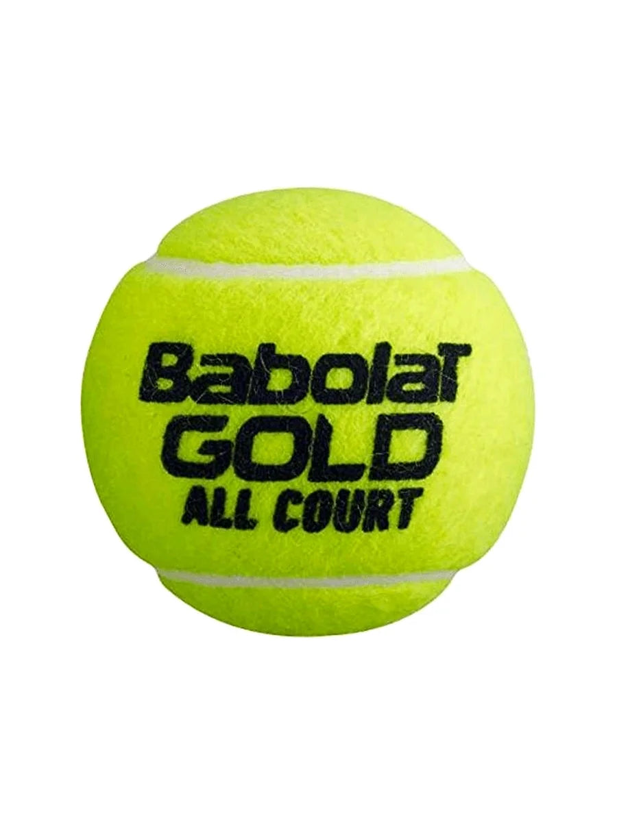 Babolat Gold All Court X3 Felt Tennis Ball: Durable Pressurized Tennis Balls for Recreational Players Seeking Improved Performance