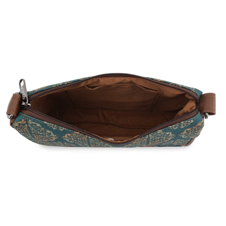 Ethically Made Jute Crossbody Bag | Sustainable & Chic - Tulip 003