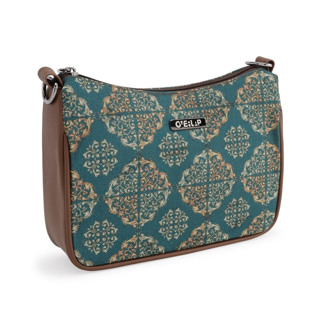 Ethically Made Jute Crossbody Bag | Sustainable & Chic - Tulip 003