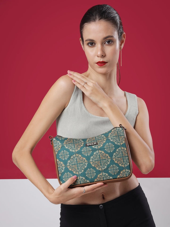 Ethically Made Jute Crossbody Bag | Sustainable & Chic - Tulip 003