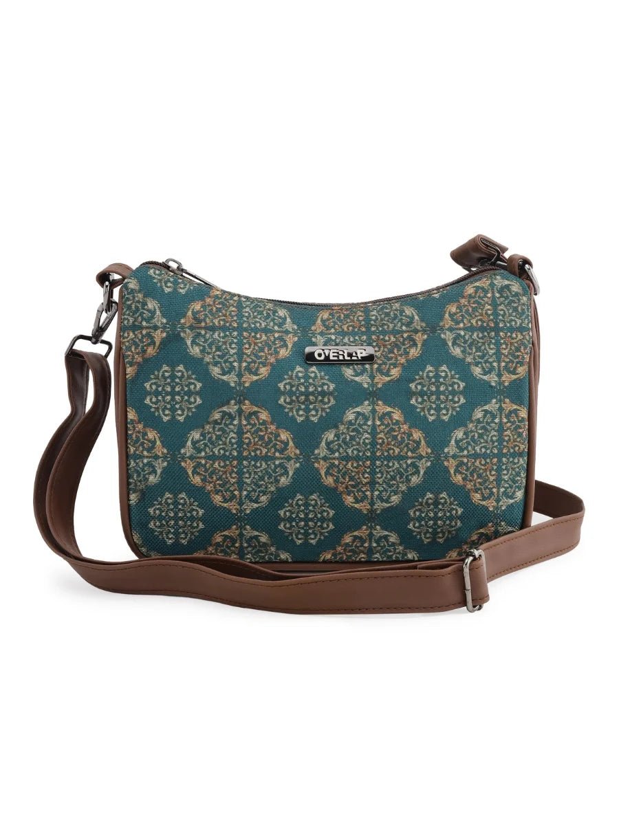 Ethically Made Jute Crossbody Bag | Sustainable & Chic - Tulip 003